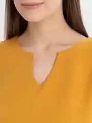 Горчичный платье женское