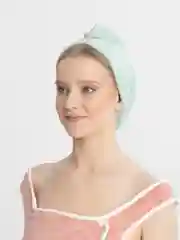 Мятный полотенце, чалма, тюрбан для волос из микрофибры