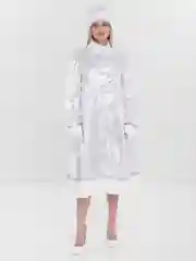 Серебряный костюм карнавальный "Снегурочка"