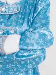 Голубой костюм снегурочка