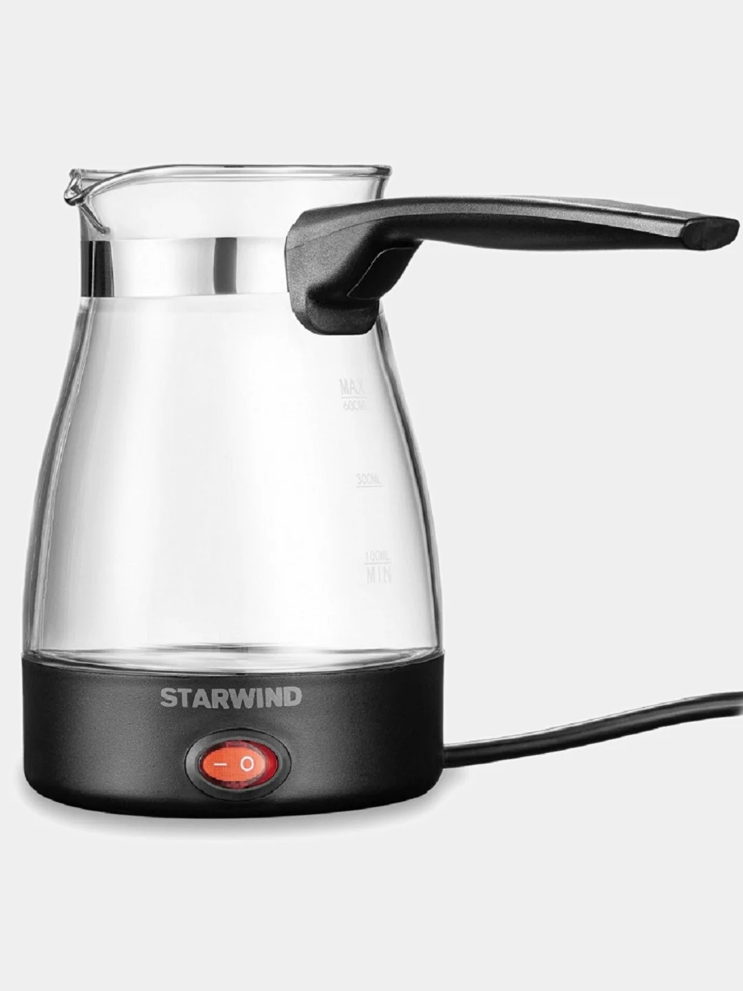 Кофеварка StarWind STG6051, Электрическая турка, черный