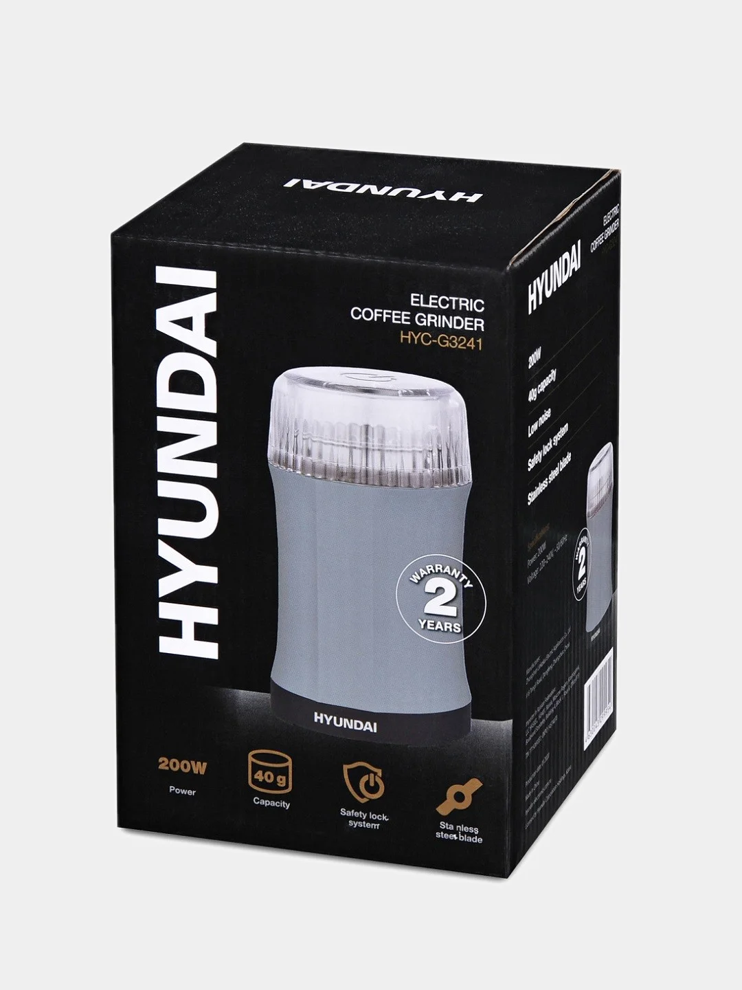 Кофемолка Hyundai HYC-G3241, черный