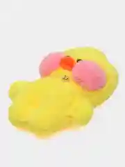 Желтый мягкая утиная игрушка Mimis Lalafanfan, с розовыми щёчками