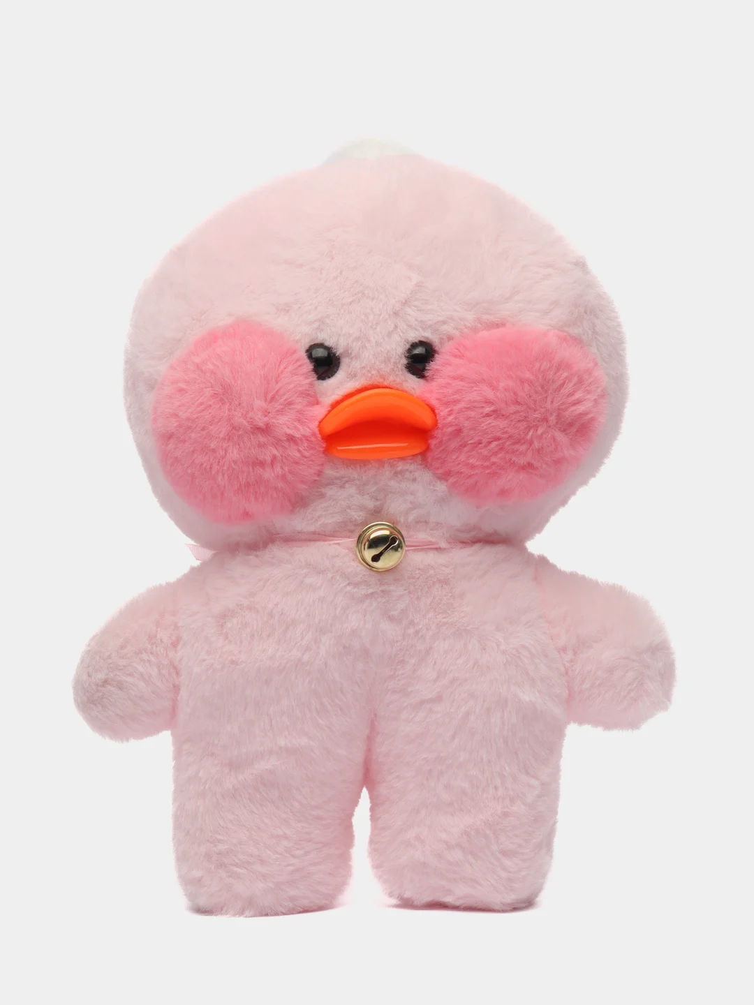 Розовый мягкая утиная игрушка Mimis Lalafanfan, с розовыми щёчками