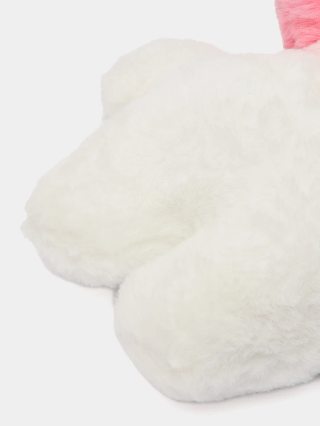 Белый мягкая утиная игрушка Mimis Lalafanfan, с розовыми щёчками