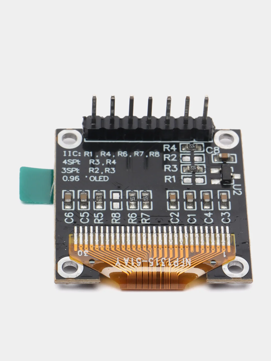 OLED дисплей 0.96 128x64, I2C IIC, белый