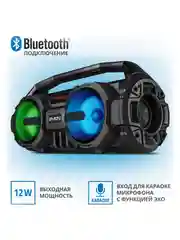 Черный беспроводная колонка SVEN PS-415 2.0, 6 Вт, портативная, подарок на 8 марта