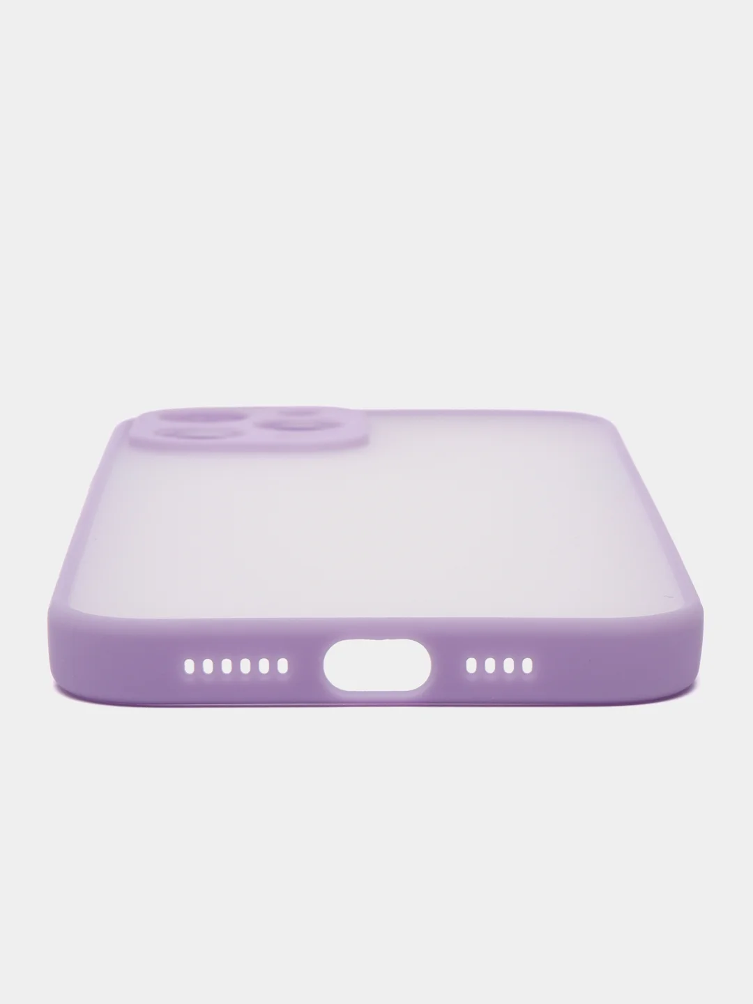 Лавандовый матовый чехол на iPhone 12, 12 mini, 12 Pro, 12 Pro Max с покрытием Soft Touch