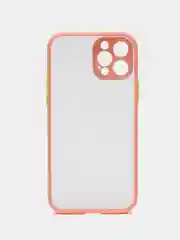 Розовый матовый чехол на iPhone 12, 12 mini, 12 Pro, 12 Pro Max с покрытием Soft Touch