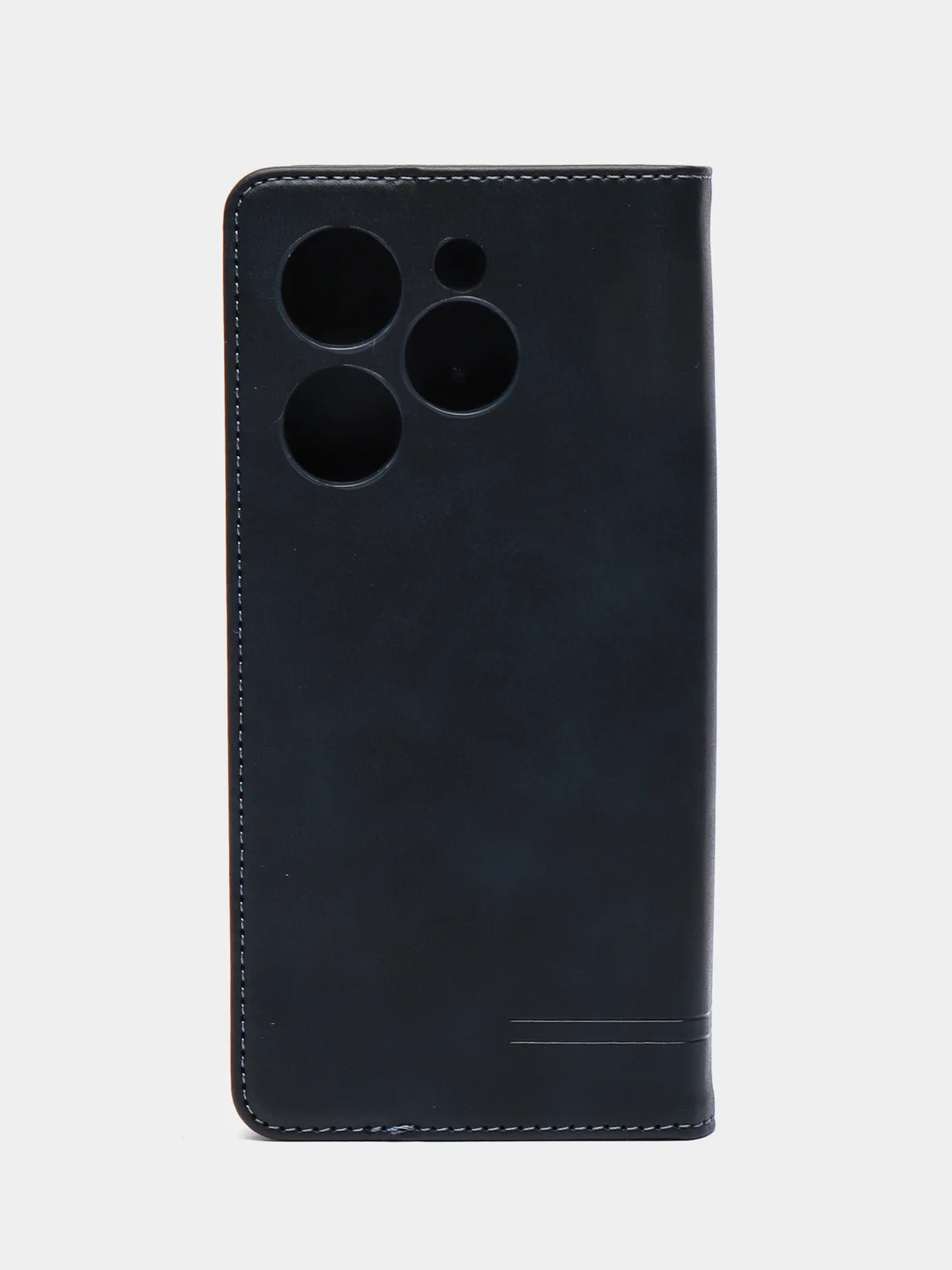 Синий чехол-книжка GO для Tecno Spark 20/20С (Техно Спарк 20/20С) из ЭКО кожи