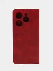 Красный чехол-книжка GQ для Tecno Spark 20 Pro (Техно Спарк 20 Про) из искусственной кожи