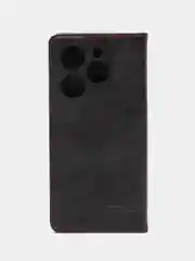 Синий чехол-книжка GO для Tecno Spark GO 2024 (Техно Спарк Го 2024) из искусственной кожи