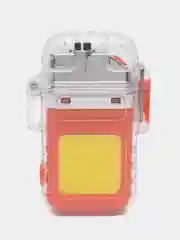 Разноцветный зажигалка электронная, с фонариком, USB
