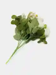 Белый искусственные цветы, букет Розы и ромашки