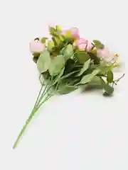 Розовый искусственные цветы, букет Розы и ромашки