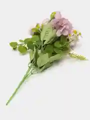 Розовый искусственные цветы, букет Розы и ромашки
