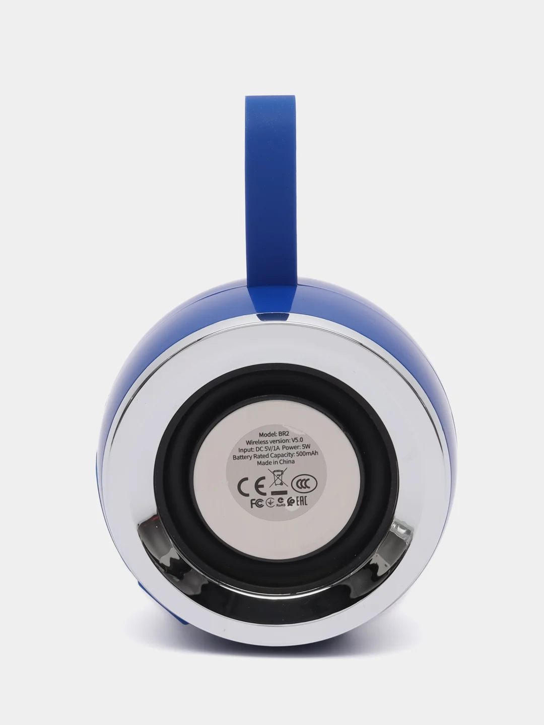 Синий bluetooth колонка Borofone BR2 Aurora Sports BT 5.0, 3W, microSD, USB, FM