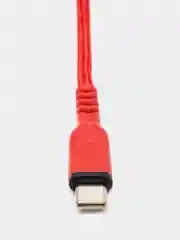 Красный кабель PD быстрая зарядка для Apple hoco X59 Lightning 20W, 3.0A, прочный гибкий кабель