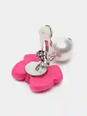 Фиолетовый серьги-клипсы "Бантики", разные цвета