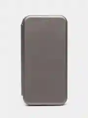 Тёмно-серый чехол книжка для Xiaomi 14, Xiaomi 14 Pro