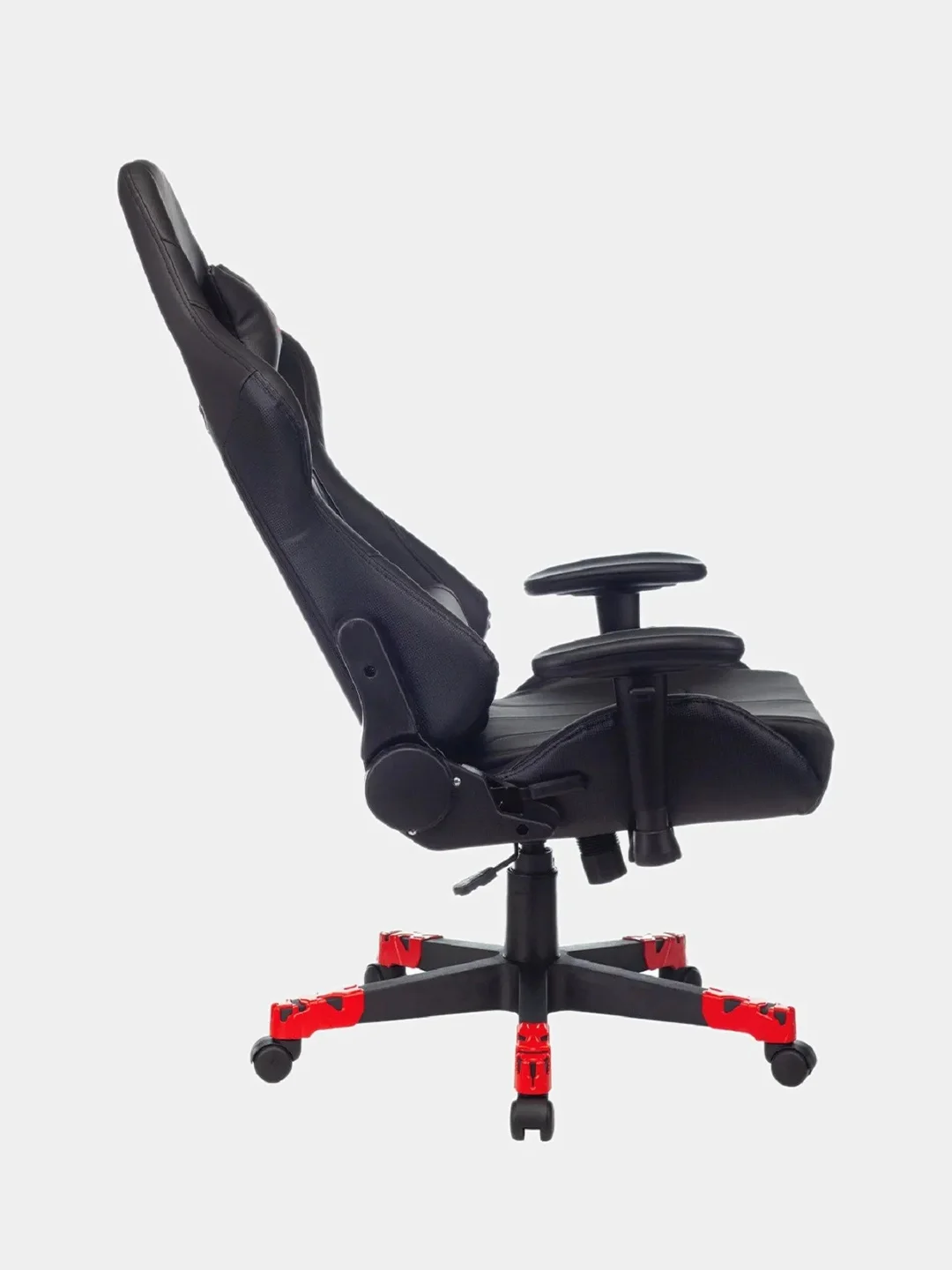 Кресло игровое A4Tech Bloody GC-550, на колесиках, эко.кожа, черный/красный