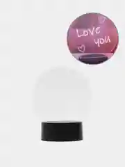 Прозрачный led ночник с маркером, светодиодный, светильник 3D с подсветкой, настольный, 16 цветов