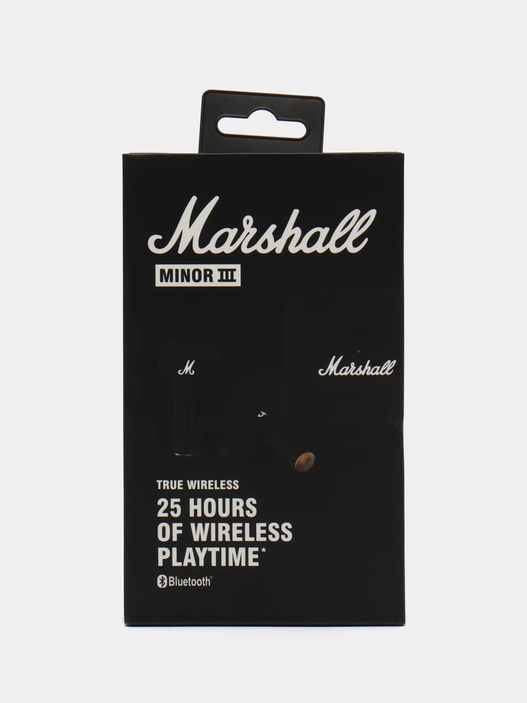 Бордовый беспроводные внутриканальные наушники Marshall minor III с кейсом, Маршал 3