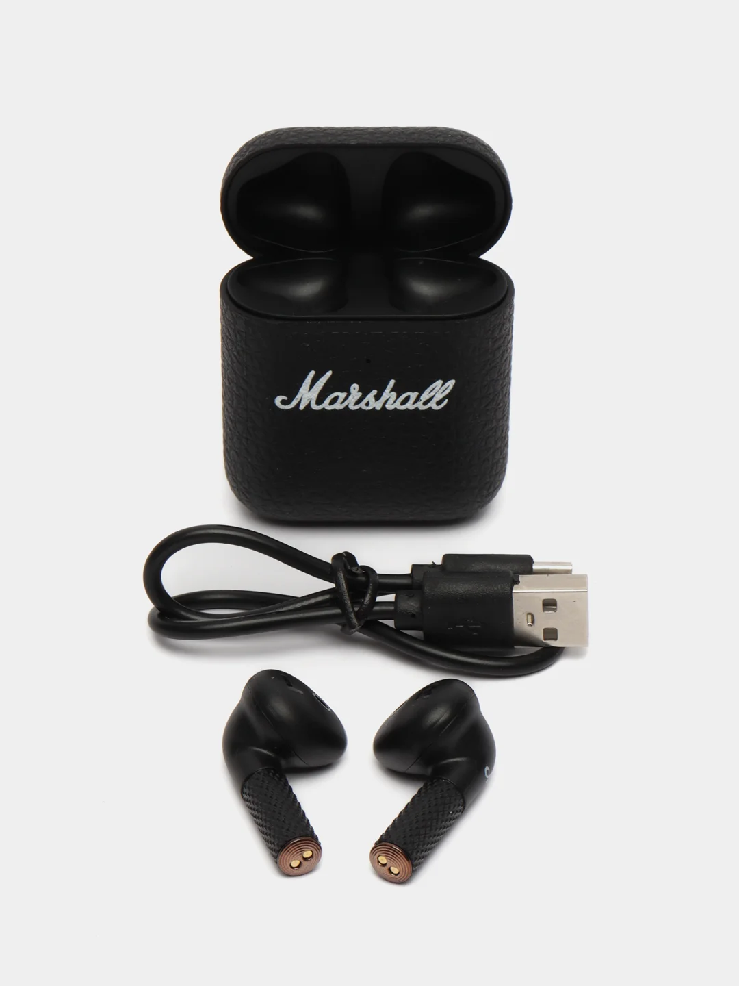 Бордовый беспроводные внутриканальные наушники Marshall minor III с кейсом, Маршал 3