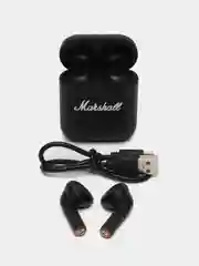 Бордовый беспроводные внутриканальные наушники Marshall minor III с кейсом, Маршал 3