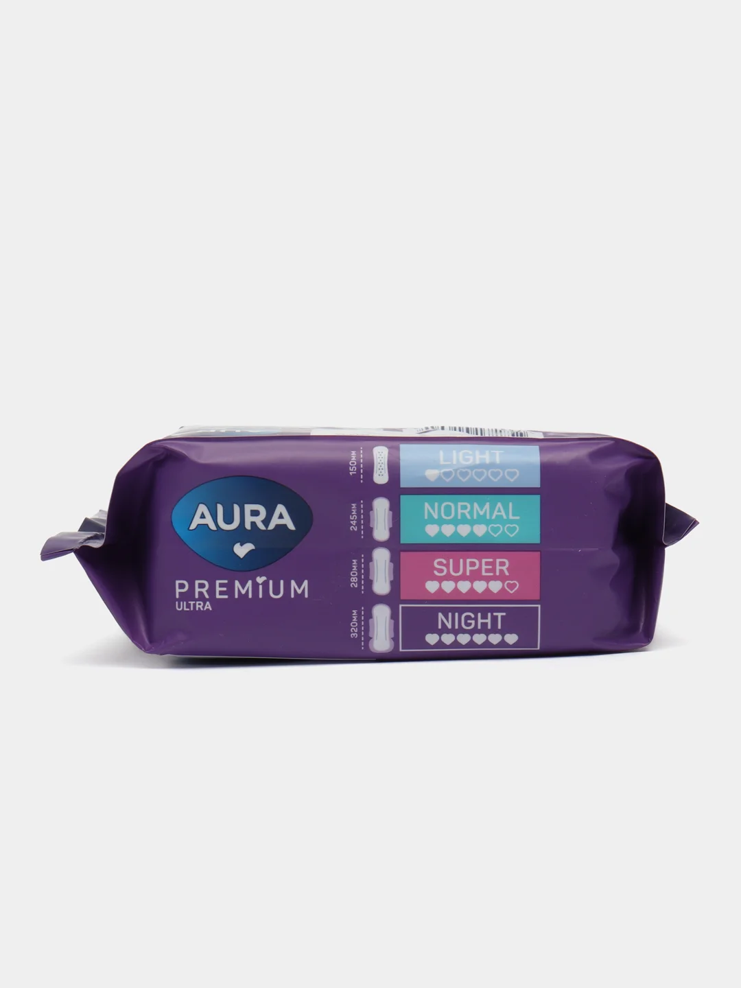 Аметистовый прокладки женские гигиенические Night, Normal, Light, Super AURA PREMIUM ULTRA