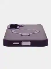 Фиолетовый чехол для Samsung S24, S24 Plus, S24 Ultra, S23 ultra, S23 Plus, S23 MagSafe с подставкой