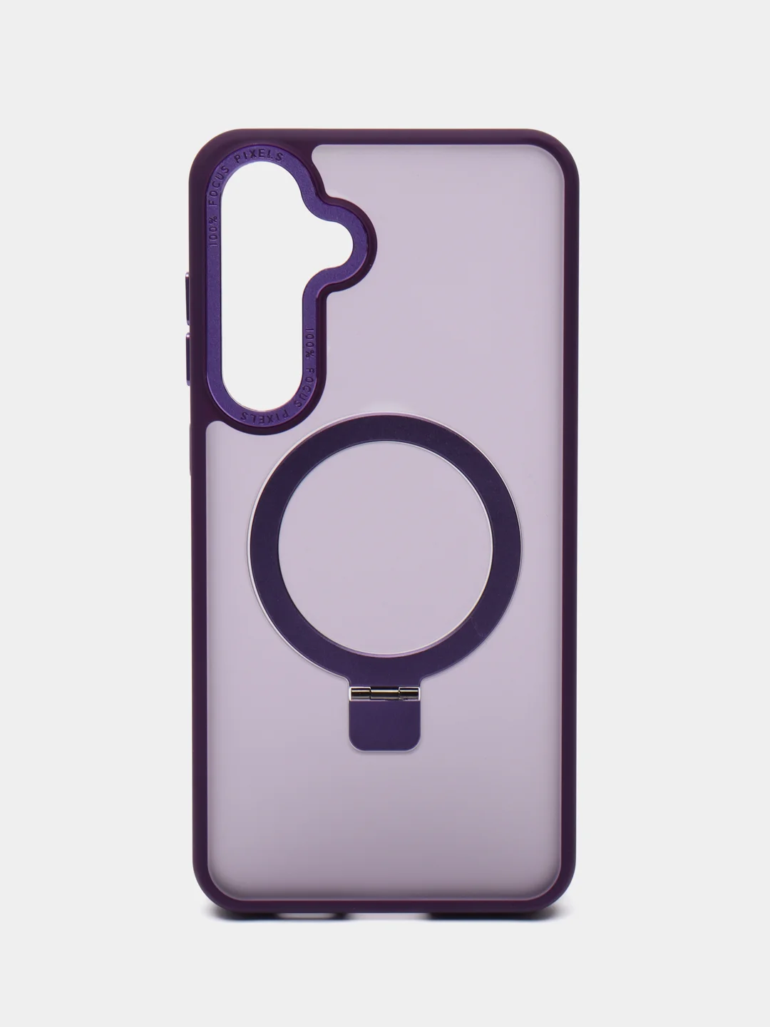 Фиолетовый чехол для Samsung S24, S24 Plus, S24 Ultra, S23 ultra, S23 Plus, S23 MagSafe с подставкой