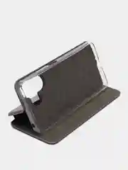 Тёмно-серый чехол книжка Redmi 13C, Poco C65,  редми 13с, поко с65