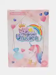 Розовый набор многоразовых силиконовых детских наклеек, пони, единороги, стикеры