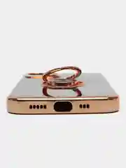 Серый чехол с кольцом для Apple iPhone 11, 11Pro, 11ProMax,iPhone 12,12Pro,12ProMax, iPhone13Pro