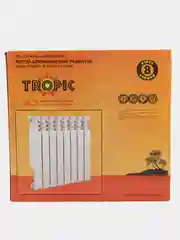 Белый 7601.035 Радиатор "Tropic"  500x80 алюминиевый, 8 секций