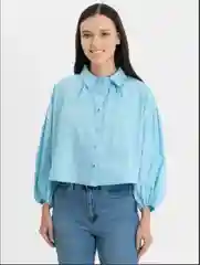 Рубашка женская, оверсайз, хлопок