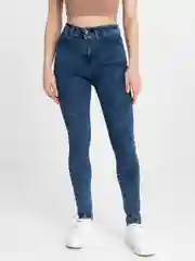 Синий женские джинсы SKINNY с высокой посадкой, синие