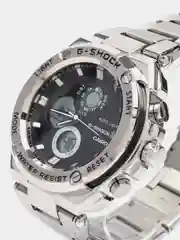 Серый часы мужские Casio G-Shock, стальные