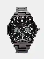 Черный часы мужские Casio G-Shock, стальные