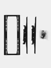 Черный кронштейн для телевизора на стену 32"- 60" / Крепление для телевизора наклонно-поворотный