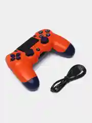 Оранжевый геймпад джойстик DualShock для PS4, телефона и ПК, беспроводной, сенсорный пад