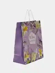 Молочный пакет подарочный бумажный / крафт 26*32*12см
