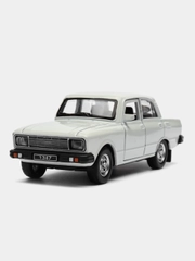 Машина "АЗЛК МОСКВИЧ-2140" 12 см, Технопарк, открываются передние двери и багажник, металл