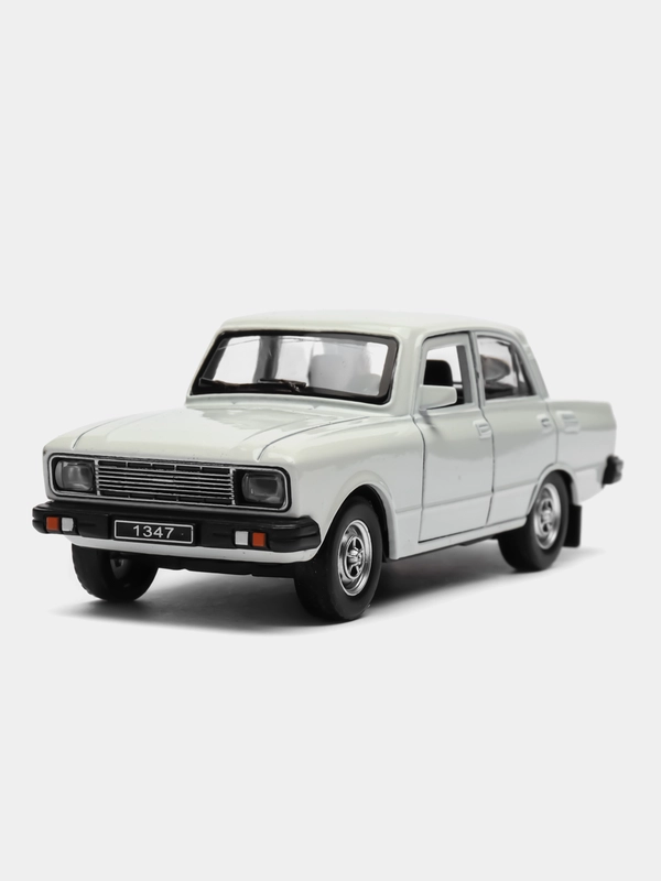 Машина "АЗЛК МОСКВИЧ-2140" 12 см, Технопарк, открываются передние двери и багажник, металл