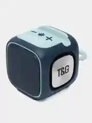 Голубой портативная Bluetooth колонка с подсветкой