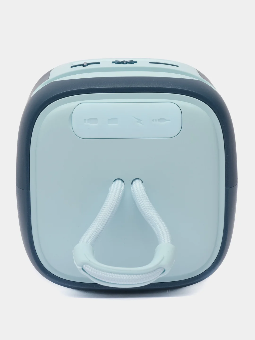 Голубой портативная Bluetooth колонка с подсветкой