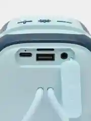 Голубой портативная Bluetooth колонка с подсветкой