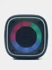 Голубой портативная Bluetooth колонка с подсветкой