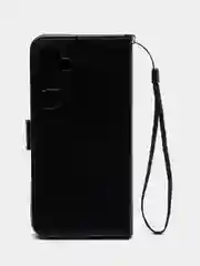 Красный чехол-книжка с магнитной застежкой для Samsung Galaxy S24+ (Самсунг Галакси С24 Плюс)